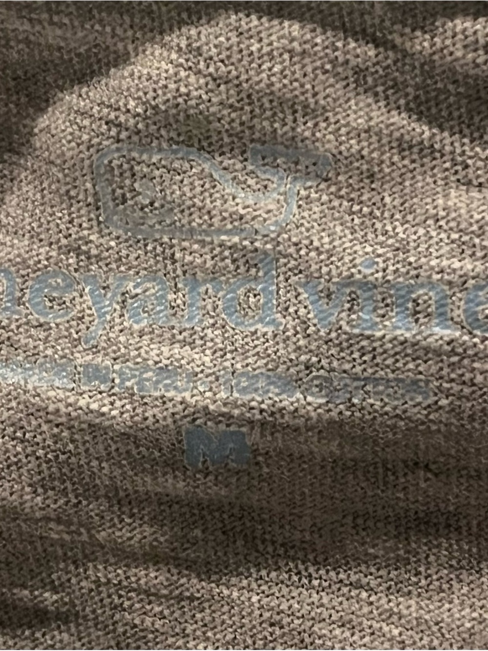 Vineyard Vines Men's Vintage Gray Pocket Subtle Logo Mermaid Pose T-shirt, Sz M - Picture 4 of 5